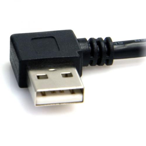 StarTech.com 3 Ft A Right Angle To B Right Angle USB Cable   M/M Alternate-Image2/500