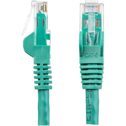 StarTech.com 10ft CAT6 Ethernet Cable   Green Snagless Gigabit   100W PoE UTP 650MHz Category 6 Patch Cord UL Certified Wiring/TIA Alternate-Image2/500