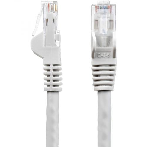 StarTech.com 25ft CAT6 Ethernet Cable   Gray Snagless Gigabit   100W PoE UTP 650MHz Category 6 Patch Cord UL Certified Wiring/TIA Alternate-Image2/500