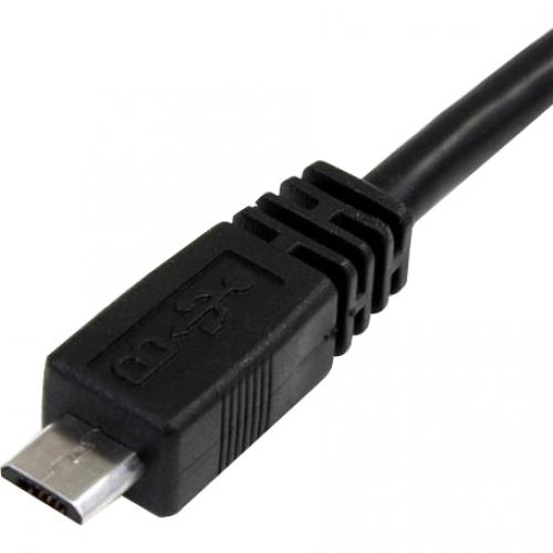 StarTech.com 3 Ft USB Y Cable For External Hard Drive   Dual USB A To Micro B Alternate-Image2/500