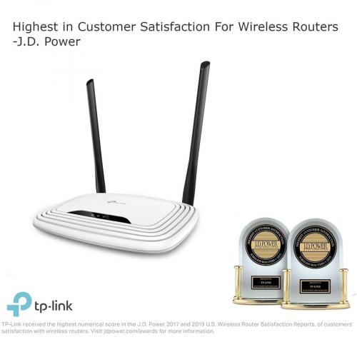 TP LINK TL WR841N   Wireless N300 Home Router, 300Mpbs, IP QoS, WPS Button Alternate-Image2/500
