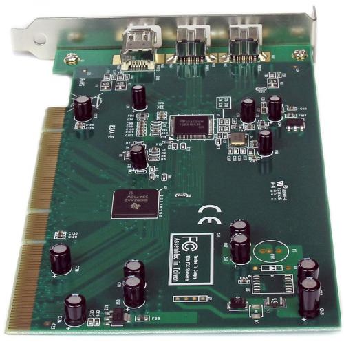 StarTech.com 3 Port 2b 1a PCI 1394b FireWire Adapter Card With DV Editing Kit Alternate-Image2/500