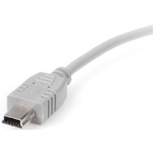 StarTech.com Mini USB 2.0 Cable   4 Pin USB Type A (M)   5 Pin Mini USB Type B (M)   ( USB / Hi Speed USB )   3 Ft Alternate-Image2/500