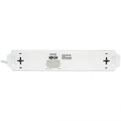 Tripp Lite By Eaton Safe IT Medical Grade Power Strip UL 1363 6x Hospital Grade Outlets Antimicrobial 6 Ft. Cord Alternate-Image2/500