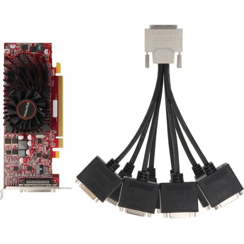 VisionTek Radeon 5570 SFF 1GB DDR3 4M VHDCI DVI (4x DVI D) Alternate-Image2/500