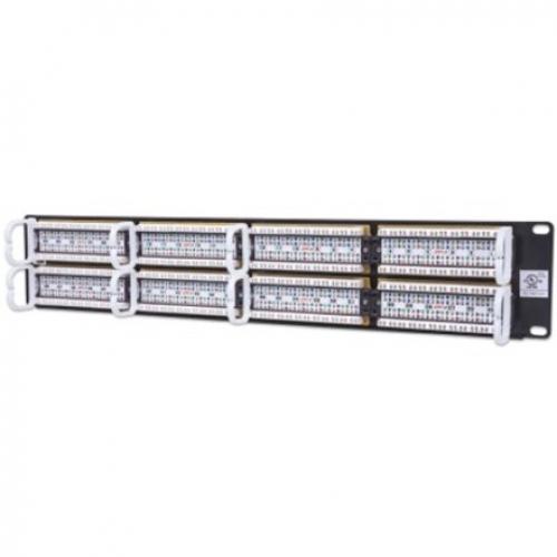 Intellinet Network Solutions 48 Port Rackmount Cat6 UTP 110/Krone Patch Panel, 2U Alternate-Image2/500