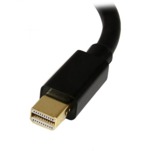 StarTech.com Mini DisplayPort To DisplayPort Adapter, 4K X 2K Video, Ultra HD Mini DP To DP Converter, MDP To DP 1.2 Adapter, Male/Female Alternate-Image2/500