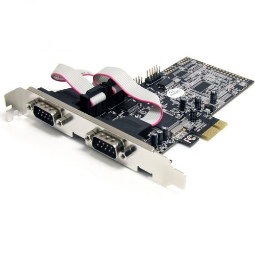 StarTech.com 4 Port PCIe Serial Adapter Card With 16550 Alternate-Image2/500