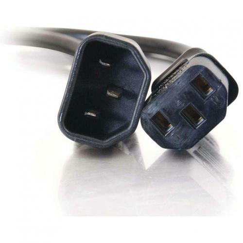 C2G 3ft Computer Power Extension Cord   16 AWG   250 Volt Alternate-Image2/500