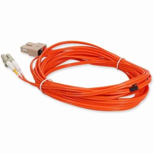 AddOn 3m LC (Male) To SC (Male) Orange OM1 Duplex Fiber OFNR (Riser Rated) Patch Cable Alternate-Image2/500