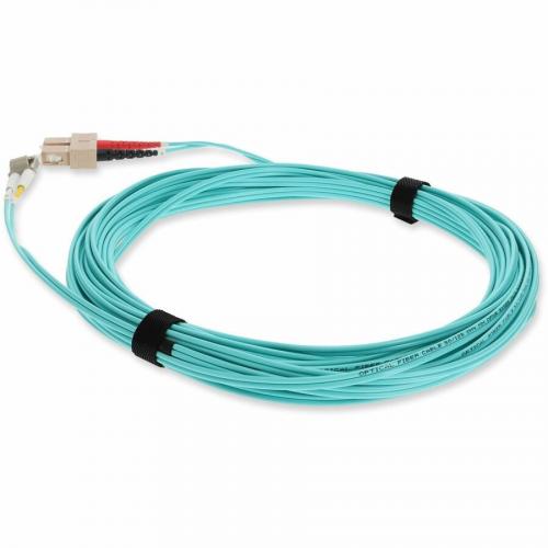 AddOn 3m LC (Male) To SC (Male) Aqua OM3 Duplex Fiber OFNR (Riser Rated) Patch Cable Alternate-Image2/500