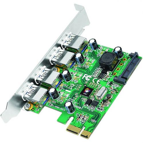 SIIG 4 Port USB 3.0 PCIe Alternate-Image2/500