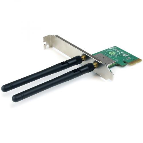 StarTech.com PCI Express Wireless N Adapter   300 Mbps PCIe 802.11 B/g/n Network Adapter Card   2T2R 2.2 DBi Alternate-Image2/500