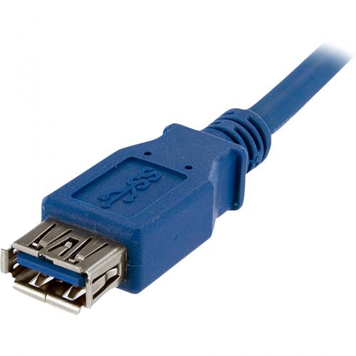 StarTech.com 1m Blue SuperSpeed USB 3.0 (5Gbps) Extension Cable A To A   M/F Alternate-Image2/500