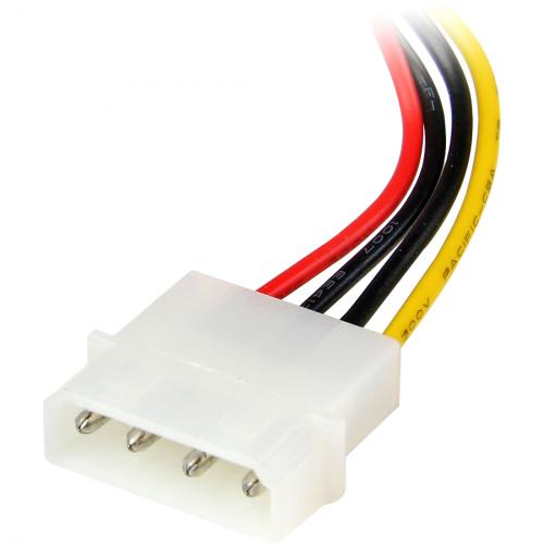 StarTech.com 6in 4 Pin LP4 To Left Angle SATA Power Cable Adapter Alternate-Image2/500