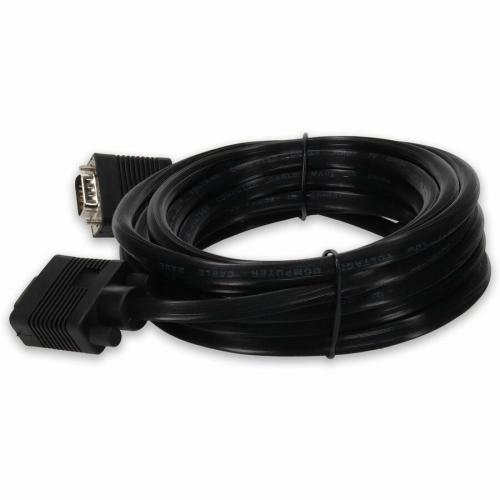 15ft VGA Male To VGA Male Black Cable For Resolution Up To 1920x1200 (WUXGA) Alternate-Image2/500