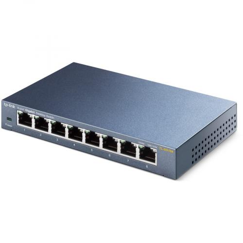 TP LINK TL SG108   8 Port Gigabit Unmanaged Ethernet Network Switch Alternate-Image2/500