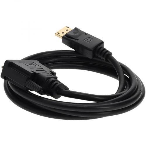 10ft DisplayPort 1.2 Male To DVI D Dual Link (24+1 Pin) Male Black Cable Which Requires DP++ For Resolution Up To 2560x1600 (WQXGA) Alternate-Image2/500