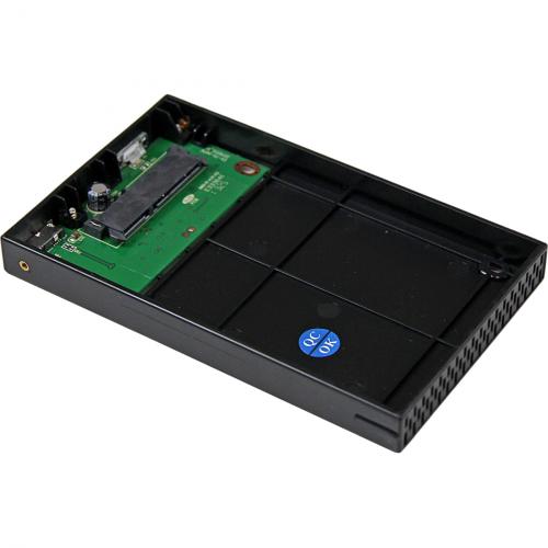 StarTech.com 2.5" Hard Drive Enclosure   Supports UASP   SATA 6Gbps   USB 3.0 External Hard Drive Enclosure   SSD/HDD Enclosure Alternate-Image2/500