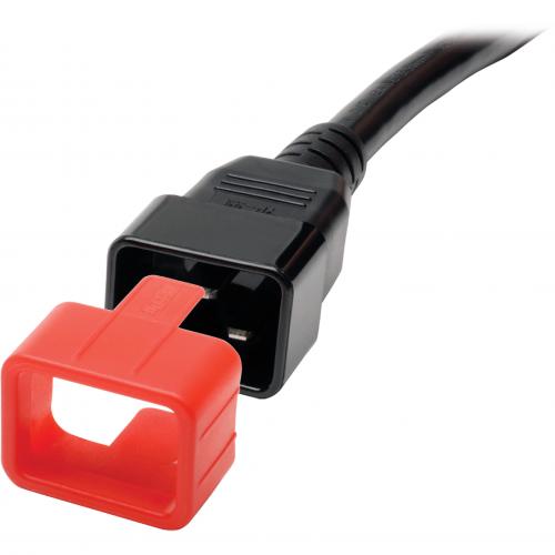 PDU PLUG LOCK CONNECTOR C20 POWER CORD TO C19 OUTLET RED 100PK Alternate-Image2/500
