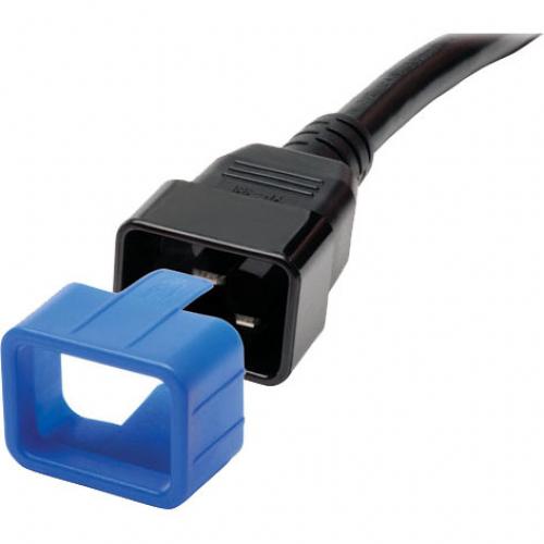 PDU PLUG LOCK CONNECTOR C20 POWER CORD TO C19 OUTLET BLUE 100PK Alternate-Image2/500