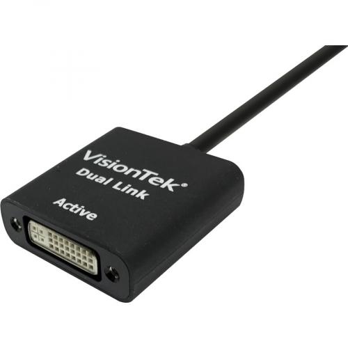 VisionTek Mini DisplayPort To DVI D Dual Link Adapter (M/F) Alternate-Image2/500
