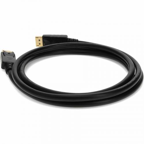 5PK 6ft DisplayPort 1.2 Male To DisplayPort 1.2 Male Black Cables For Resolution Up To 3840x2160 (4K UHD) Alternate Image2/500