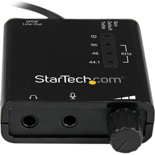 StarTech.com USB Stereo Audio Adapter External Sound Card With SPDIF Digital Audio Alternate-Image2/500