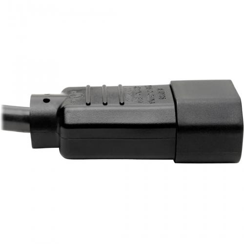 Eaton Tripp Lite Series PDU Power Cord, C13 To C14   13A, 250V, 16 AWG, 2 Ft. (0.61 M), Black Alternate-Image2/500
