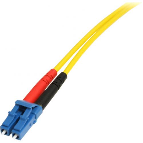 StarTech.com 4m Fiber Optic Cable   Single Mode Duplex 9/125   LSZH   LC/SC   OS1   LC To SC Fiber Patch Cable Alternate-Image2/500