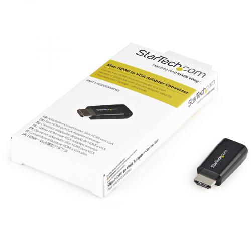 StarTech.com Compact HDMI To VGA Adapter Converter   1920x1200/1080p Alternate-Image2/500