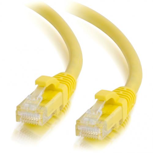 C2G 6in Cat6 Ethernet Cable   Snagless Unshielded (UTP)   Yellow Alternate-Image2/500
