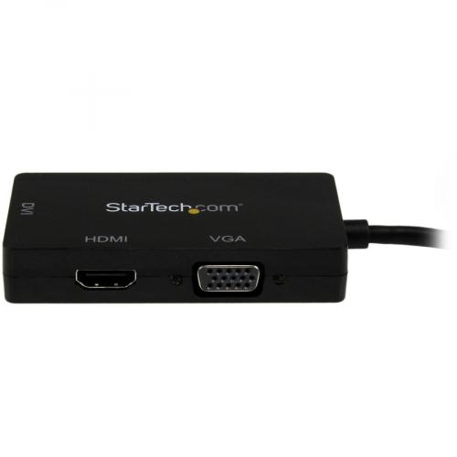 StarTech.com Mini DisplayPort Adapter   3 In 1   1080p   Monitor Adapter   Mini DP To HDMI / VGA / DVI Adapter Hub Alternate-Image2/500