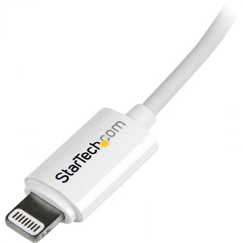 StarTech.com 3m (10ft) Long White Apple?&reg; 8 Pin Lightning Connector To USB Cable For IPhone / IPod / IPad Alternate-Image2/500