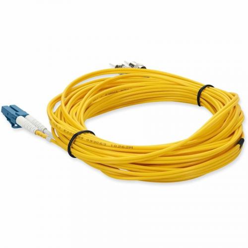 AddOn 10m LC (Male) To ST (Male) Yellow OS2 Duplex Fiber OFNR (Riser Rated) Patch Cable Alternate-Image2/500
