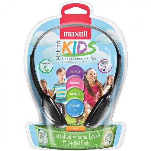 Maxell Action Kids Headphones With Mic Alternate-Image2/500