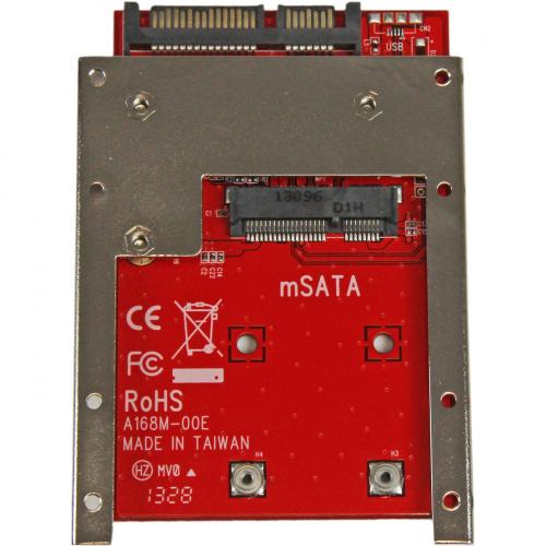 StarTech.com MSATA SSD To 2.5in SATA Adapter Converter Alternate-Image2/500