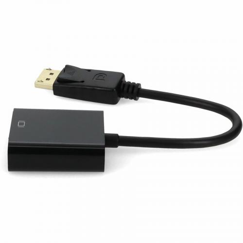 DisplayPort 1.2 Male To DVI D Dual Link (24+1 Pin) Female Black Adapter Which Requires DP++ For Resolution Up To 2560x1600 (WQXGA) Alternate-Image2/500