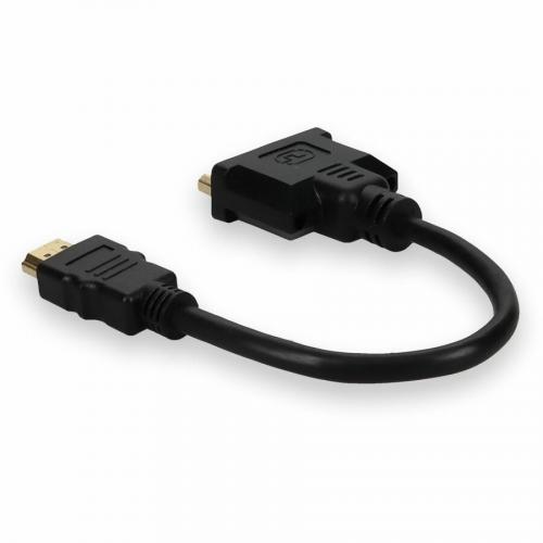 HDMI 1.3 Male To DVI D Dual Link (24+1 Pin) Female Black Adapter For Resolution Up To 2560x1600 (WQXGA) Alternate-Image2/500