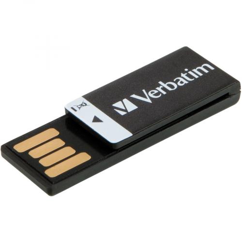 Verbatim 8GB Clip It USB Flash Drive   3pk   Black, White, Red Alternate-Image2/500