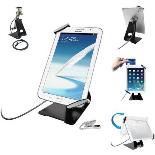 CTA Digital Universal Anti Theft Security Grip With Stand For Tablets Alternate-Image2/500
