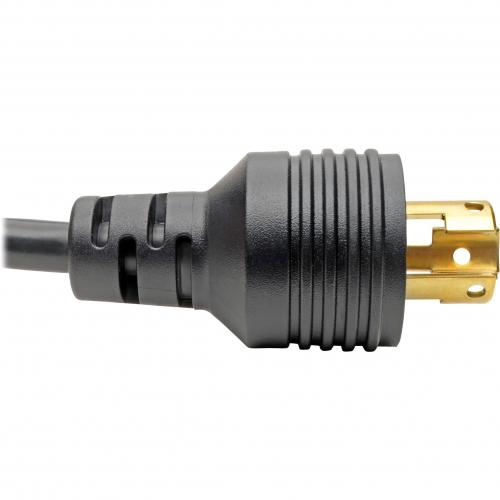Eaton Tripp Lite Series Power Cord Adapter, NEMA 5 15R To NEMA L5 15P   Heavy Duty, 15A, 120V, 14 AWG, 1 Ft. (0.31 M), Black Alternate-Image2/500