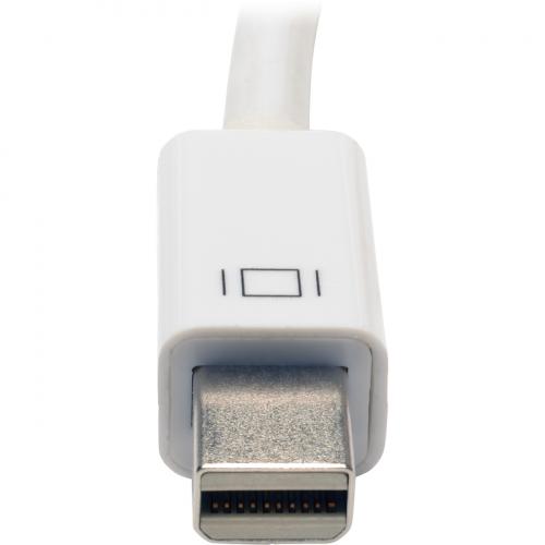 Tripp Lite By Eaton Keyspan Mini DisplayPort To Active VGA Adapter, Video Converter, DP1.2, (M/F), White, 6 In. (15.24 Cm) Alternate-Image2/500