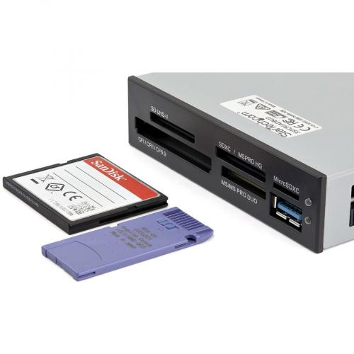 StarTech.com USB 3.0 Internal Multi Card Reader With UHS II Support   SD/Micro SD/MS/CF Memory Card Reader Alternate-Image2/500