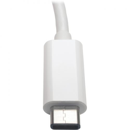 Tripp Lite By Eaton USB C To Gigabit Network Adapter, Thunderbolt 3 Compatibility   White Alternate-Image2/500