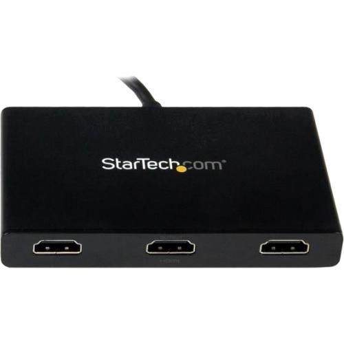 StarTech.com 3 Port Multi Monitor Adapter, Mini DisplayPort To HDMI MST Hub, 3x 1080p, Video Splitter For Extended Desktop Mode, Windows Alternate-Image2/500