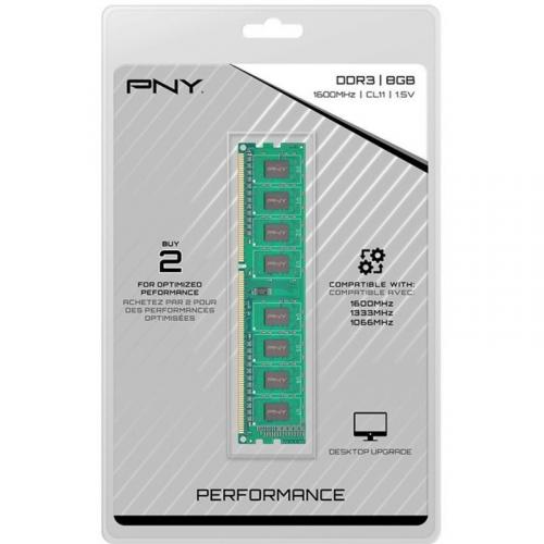 PNY Performance DDR3 1600MHz NHS Desktop Memory Alternate-Image2/500