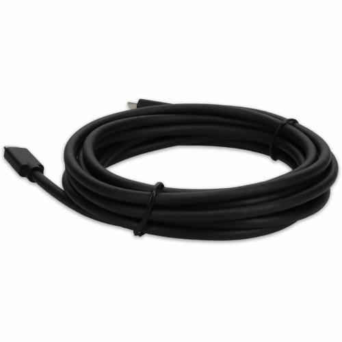 AddOn 1m USB 3.1 (C) Male To Male Black Cable Alternate-Image2/500