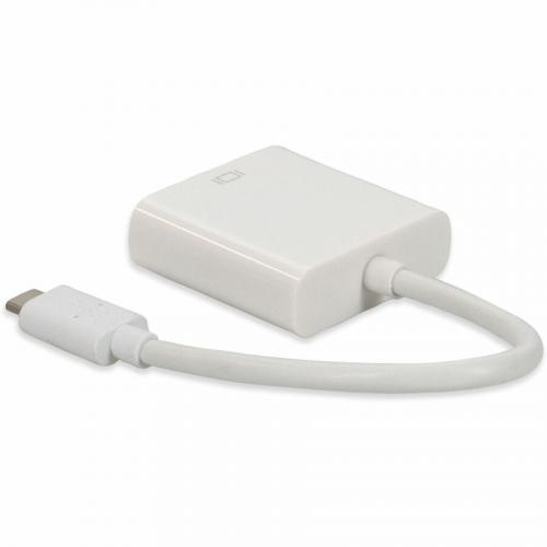 AddOn USB 3.1 (C) Male To DVI I (29 Pin) Female White Adapter Alternate-Image2/500