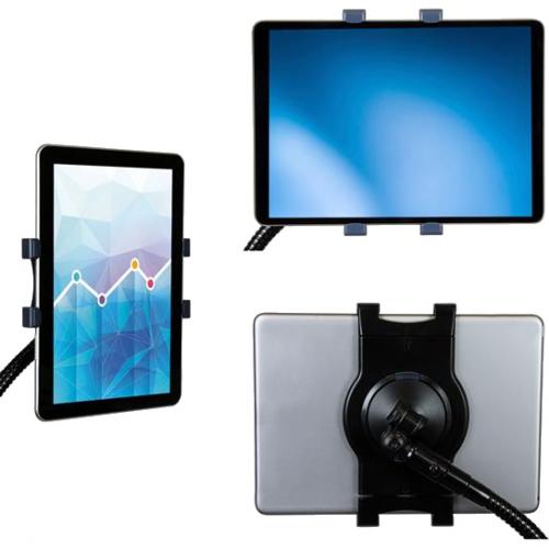 StarTech.com Gooseneck Tablet Holder   For Most 7" To 11" Tablets   Adjustable Clamp Fits Tablet Width Or Length Of 6.5" To 7.8" (166 To 200 Mm)   Flexible Arm Tablet Mount Bends 360 Degrees In Any Direction   Tilts / Turns / Rotates   Mounts To S... Alternate-Image2/500